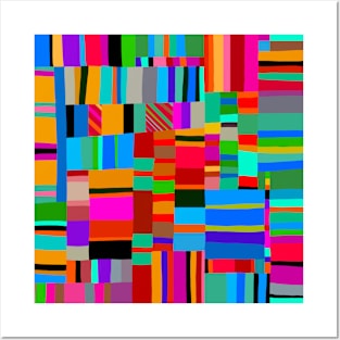 Crazy Quilt of Color Posters and Art